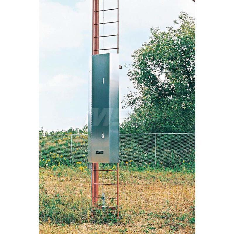 Ladder Safety Systems, System Type: Ladder Gate , Maximum Number Of Users: 1 , Overall Length: 96in , Pass-Through Type: Manual , Hardware Material: Aluminum  MPN:7012819640