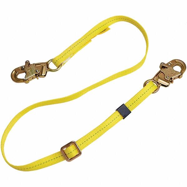 Lanyards & Lifelines, Load Capacity: 310lb , Type: Positioning & Restraint Lanyard , Anchorage End Connection: Snap Hook , Harness Connection: Steel Snap Hook  MPN:7100241701