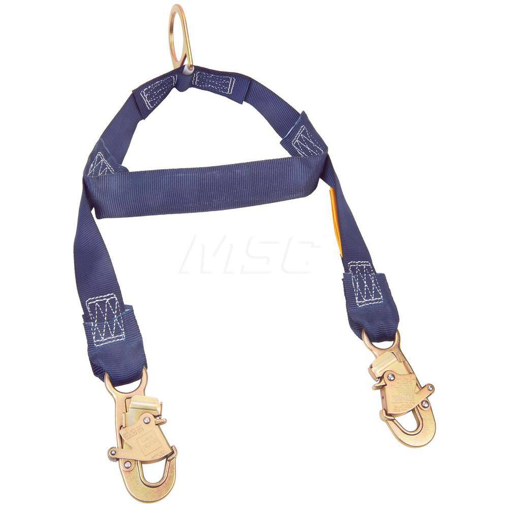 Lanyards & Lifelines, Load Capacity: 310lb, 141kg , Lifeline Material: Polyester , Capacity (Lb.): 310 , End Connections: Snap Hook  MPN:7100188784