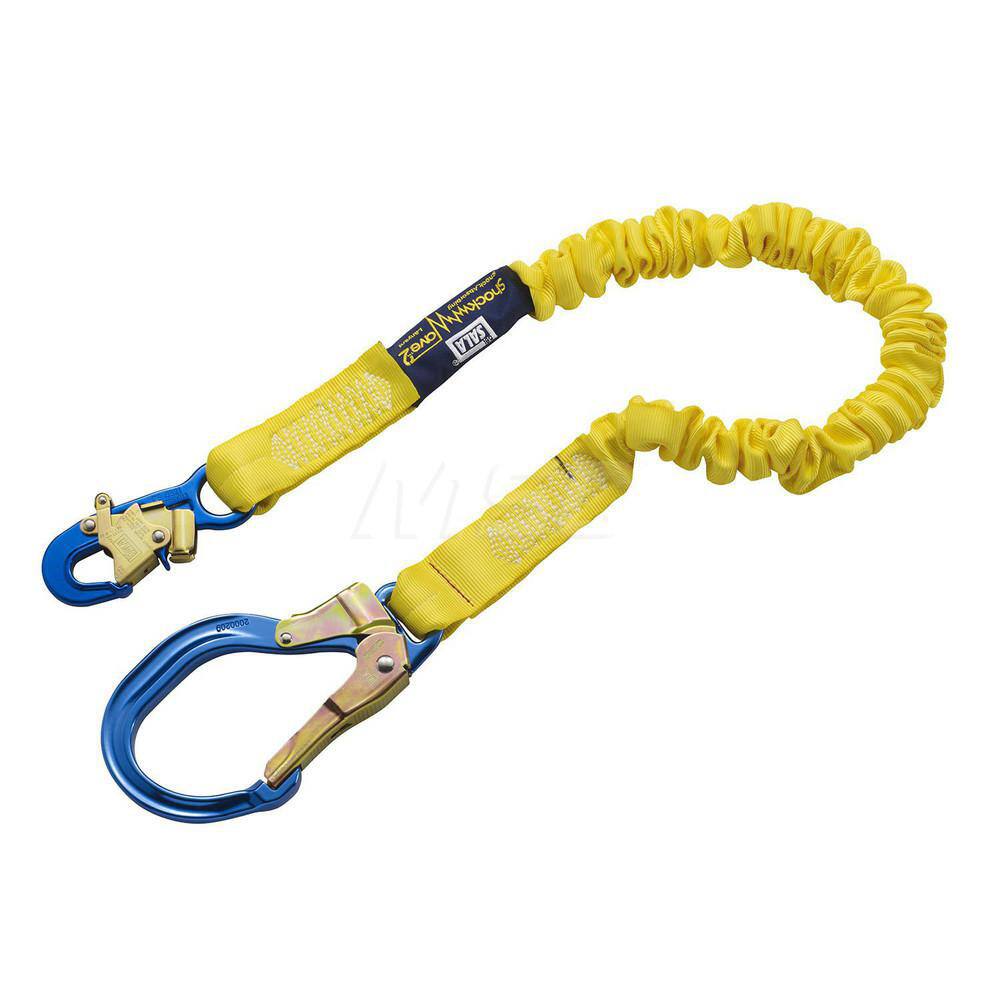 Lanyards & Lifelines, Load Capacity: 310lb, 141kg , Lifeline Material: Polyester , Capacity (Lb.): 310 , End Connections: Snap Hook  MPN:7100217309