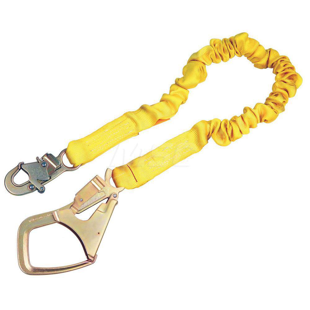 Lanyards & Lifelines, Load Capacity: 310lb, 141kg , Lifeline Material: Polyester , Capacity (Lb.): 310 , End Connections: Snap Hook  MPN:7012817130