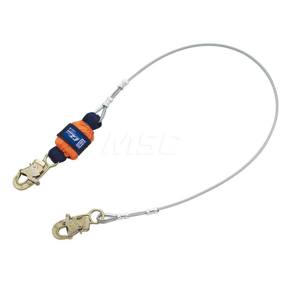 Lanyards & Lifelines, Load Capacity: 310lb, 141kg , Lifeline Material: Steel , Capacity (Lb.): 310 , End Connections: Snap Hook , Maximum Number Of Users: 1  MPN:7100237552