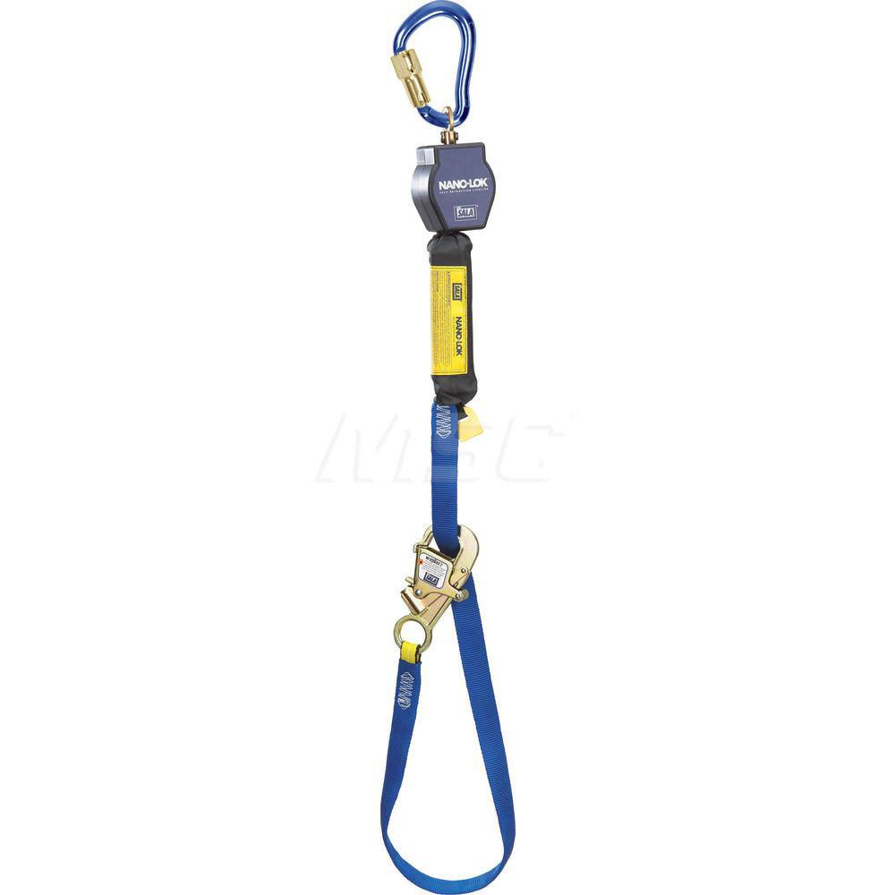 Self-Retracting Lifeline:  420 lb Capacity,  9.00' Lifeline, MPN:7100322651