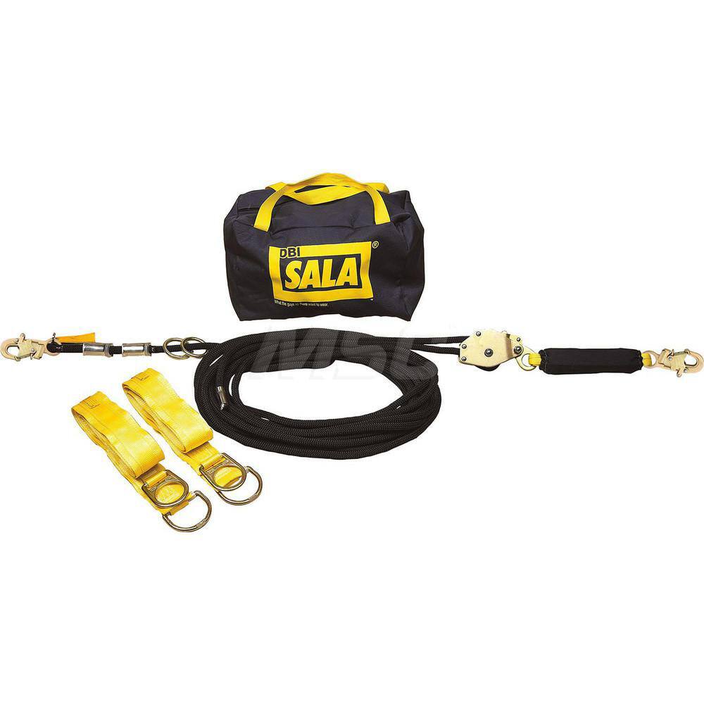 Lanyards & Lifelines, Load Capacity: 310lb, 141kg , Lifeline Material: Nylon , Capacity (Lb.): 310 , End Connections: Snap Hook , Maximum Number Of Users: 2  MPN:7100210167