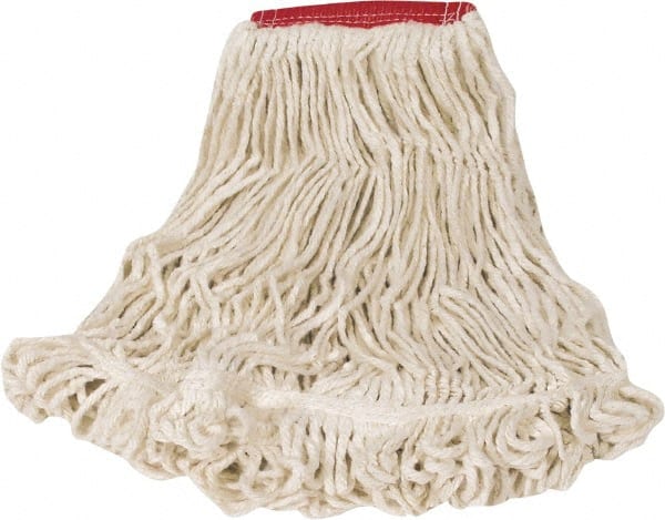 Wet Mop Loop: Clamp Jaw, Large, White Mop, Blended Fiber MPN:FGD25306WH00