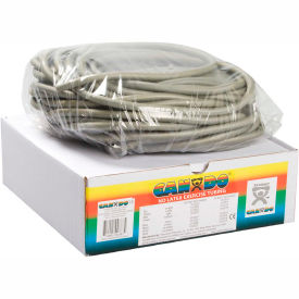 CanDo® Latex-Free Exercise Tubing Silver 100' Roll/Box 10-5726