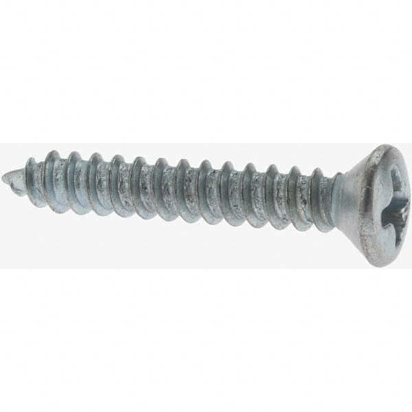 Sheet Metal Screw: #6, Oval Head, Phillips MPN:SMPOI0-600870-1