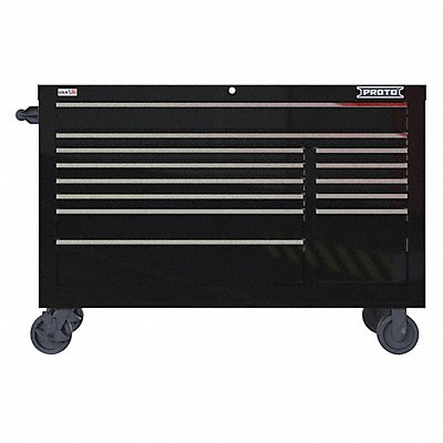 Rolling Tool Cabinet Black Heavy Duty MPN:JSTV5539RD13BK