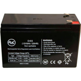 AJC® Lithonia ELB1208N1 12V 8Ah Emergency Light Battery AJC-D8S-A-1-152795