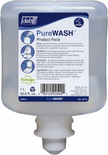 Estesol PURE Hand, Hair & Body Cleaner, 1L Cartridge, 6/case MPN:PUW1L