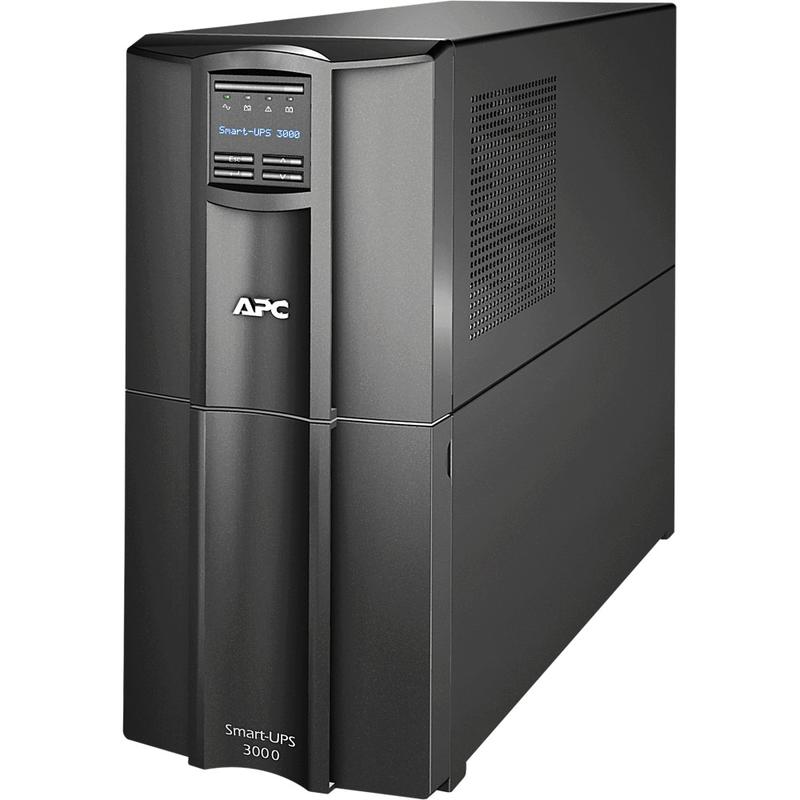 APC by Schneider Electric Smart-UPS SMT3000I 3000 VA Tower UPS - Tower - 6 Minute Stand-by - 230 V AC Output - Sine Wave - USB MPN:SMT3000I