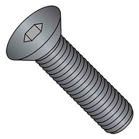 M4 x 0.7 x 12mm Flat Socket Cap Screw - Steel - Black Oxide - DIN 125B - Class 10.9 - Pkg of 100 CFC04012