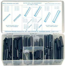 287 Piece Metric Roll Pin Assortment - Made In USA 12960