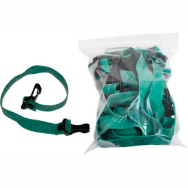 CanDo® Adjustable Exercise Band Medium Green 10 Each 10-3203-10