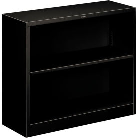 HON® Metal Bookcase Two-Shelf 34-1/2