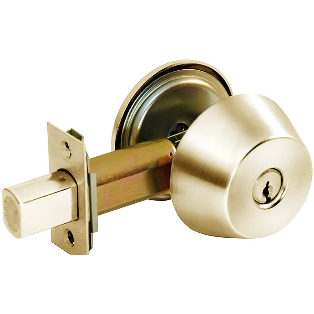 Deadbolts, Deadbolt Type: Deadbolt , Lock Type: Single Cylinder , Key Type: Keyed Different , Mount Type: Through Hole , Material: Steel  MPN:DL2217-605