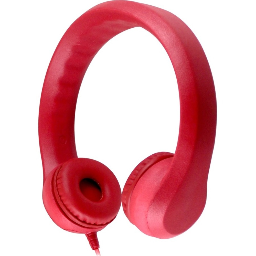 Hamilton Buhl Flex Phones Foam - Wired Headphone 3.5mm Plug Red (Min Order Qty 4) MPN:KIDS-RED