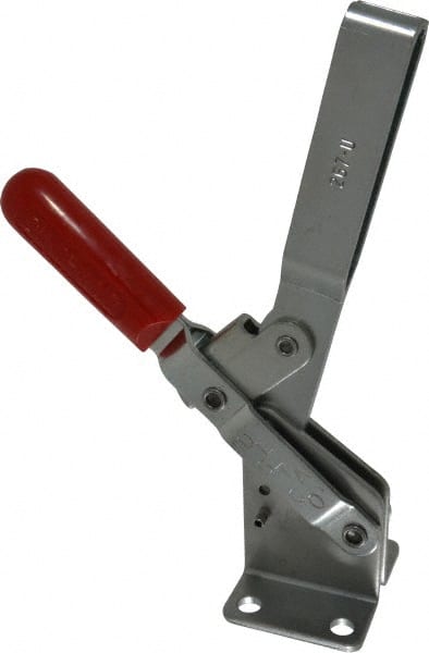 Manual Hold-Down Toggle Clamp: Vertical, 1,200 lb Capacity, U-Bar, Flanged Base MPN:267-U