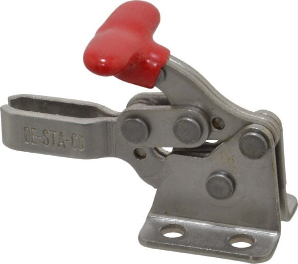 Manual Hold-Down Toggle Clamp: Horizontal, 200 lb Capacity, U-Bar, Flanged Base MPN:305-USS