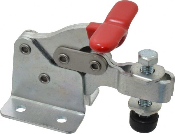 Manual Hold-Down Toggle Clamp: Horizontal, 750 lb Capacity, U-Bar, Flanged Base MPN:309-U