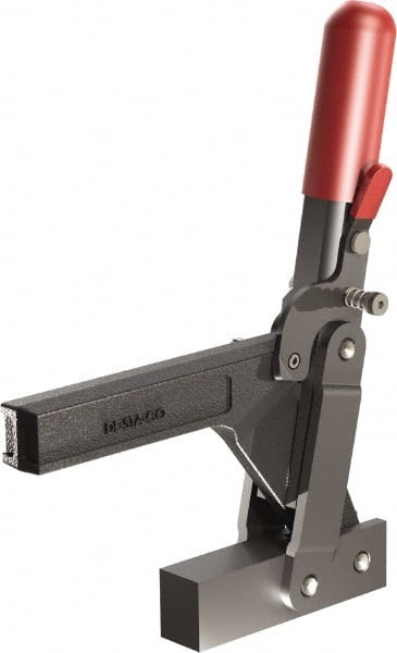 Manual Hold-Down Toggle Clamp: Vertical, 1,146.53 lb Capacity, Solid Bar, Solid Base MPN:5110-BR