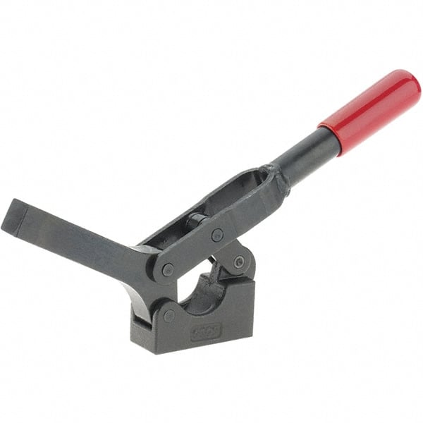 Manual Hold-Down Toggle Clamp: Horizontal, 600.24 lb Capacity, Solid Bar, Solid Base MPN:5305-B