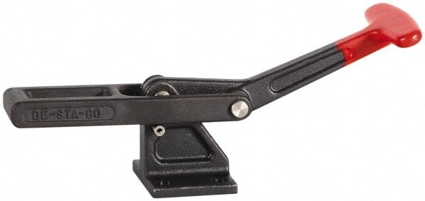 Pull-Action Latch Clamp: Horizontal, 2,000 lb, U-Hook, Flanged Base MPN:3011