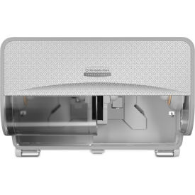 Kimberly-Clark Professional™ ICON Coreless Standard Roll Toilet Paper Dispenser Silver Mosaic KCC53698