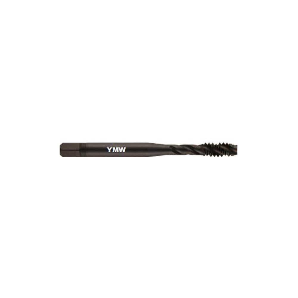 Spiral Flute Tap:  M3.5x0.6,  Metric,  3 Flute,  1 - 2,  2B Class of Fit,  Vanadium High-Speed Steel,  Oxide Finish MPN:374016