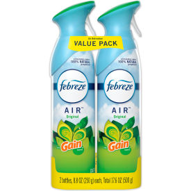 Febreze® AIR Gain Original 8.8 oz. Aerosol 2/Pack 6 Pack/Case 97810