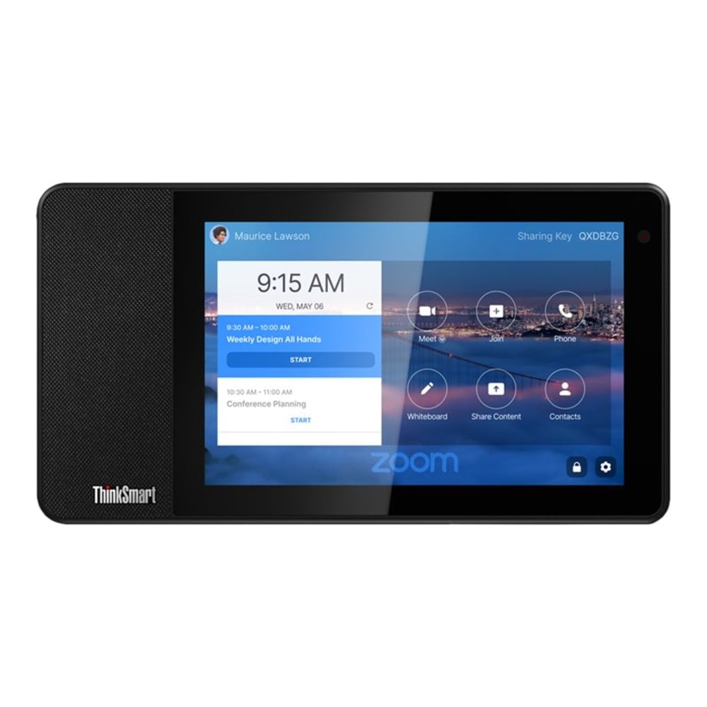 Lenovo ThinkSmart View ZA840013US Tablet - 8in HD - Octa-core (8 Core) 1.80 GHz - 2 GB RAM - 8 GB Storage - Android 8.1 Oreo - Business Black - Qualcomm Snapdragon 624 SoC - 1280 x 800 Display - 5 Megapixel Front Camera MPN:ZA840013US