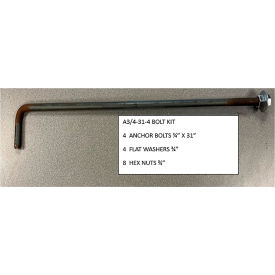 Contrx Anchor Bolt Kit 4 bolts 3/4