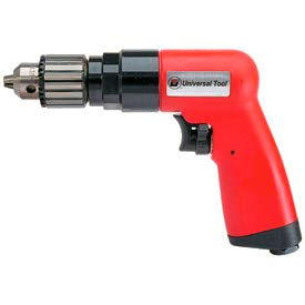 Universal Tool Reversible Pistol Grip Air Drill Keyed 3/8
