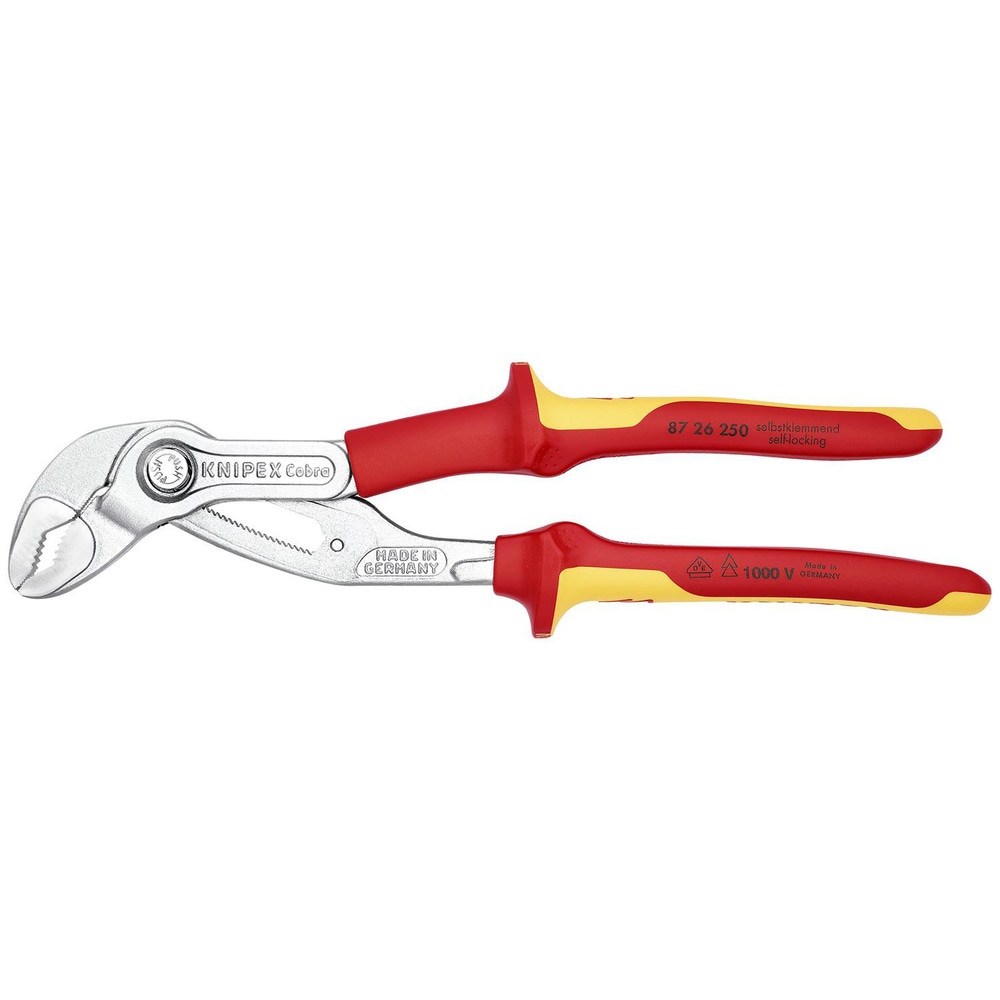 Tongue & Groove Pliers, Joint Type: Groove , Type: Pump Pliers , Overall Length Range: 9 to 11.9 in , Side Cutter: No  MPN:87 26 250