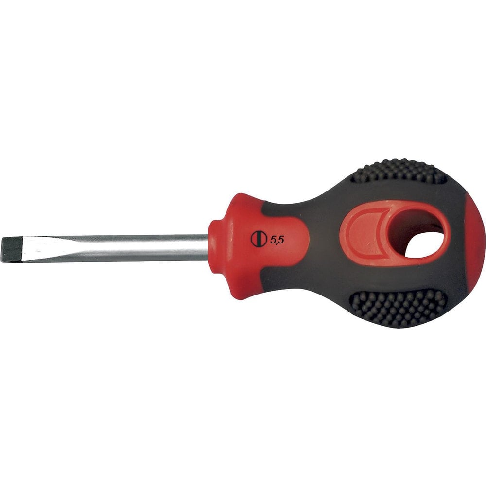 Slotted Screwdrivers, Blade Width (Inch): 7/32 , Blade Length (mm): 25.4000 , Overall Length (mm): 85.0000 , Handle Type: Ergonomic , Handle Length: 60.00  MPN:55371