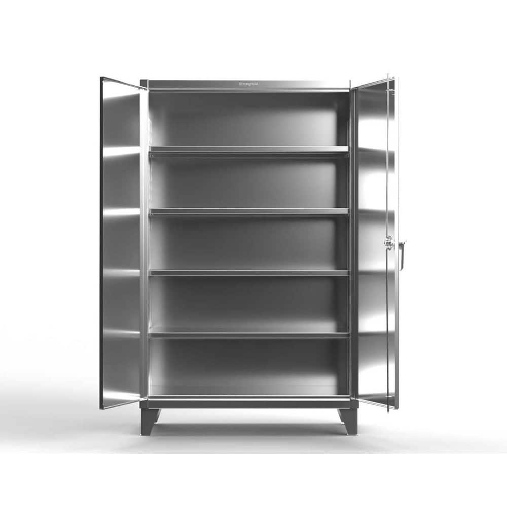 Storage Cabinets, Cabinet Type: Extreme Duty , Cabinet Material: Stainless Steel , Width (Inch): 36in , Depth (Inch): 20in , Cabinet Door Style: Solid  MPN:36-204SS