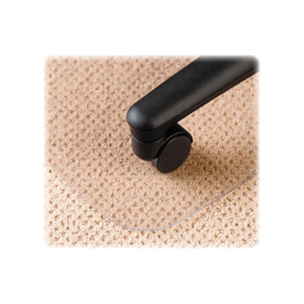 Deflecto EconoMat No Bevel Chair Mat for Low Pile Carpet, 36w x 48h, Clear MPN:CM11112