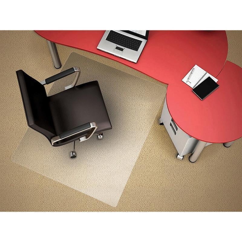 Deflecto Polycarbonate Chair Mat For Pile Carpets, 45inW x 53inD, Clear MPN:CM11442F