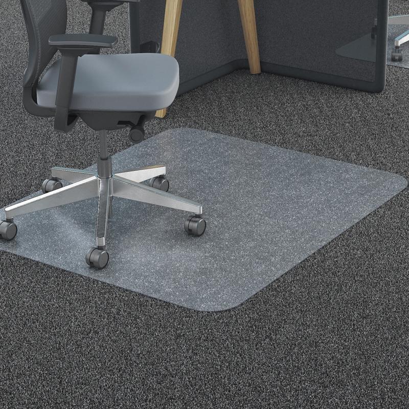 Deflecto Polycarbonate Chair Mat For Pile Carpets, 46inW x 60inD, Clear MPN:CM11442FPC