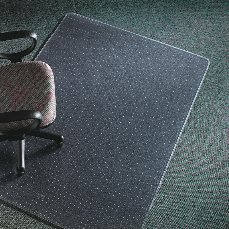 Deflecto Execumat Heavy-Duty Vinyl Chair Mat For High-Pile Carpets, 60in x 60in, Clear MPN:CM17743