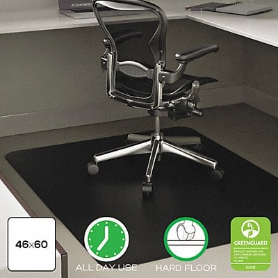 Chairmat Hard Floor 45X53 Black MPN:CM21242BLK