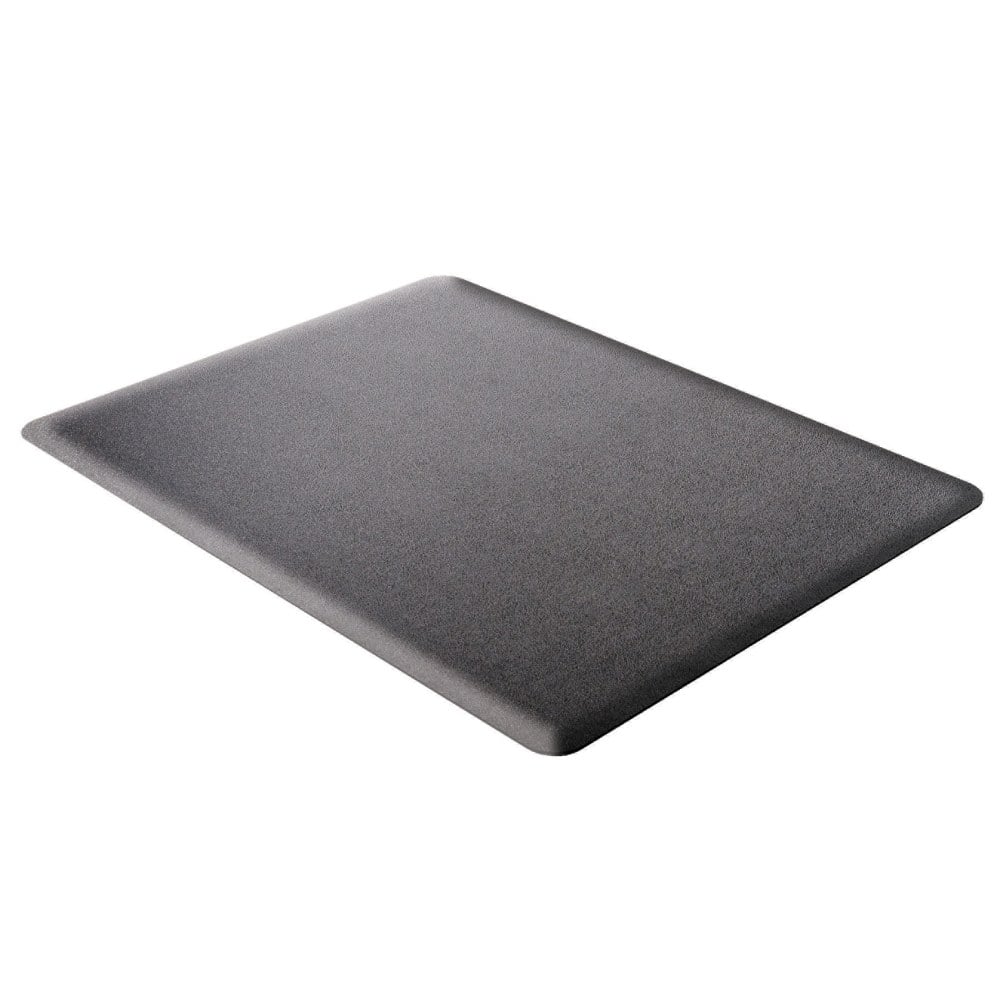 Deflecto Ergonomic Sit-Stand Chair Mat For All Pile and Hard Floors, 46in x 60in, Black MPN:CM24442FBLKSS