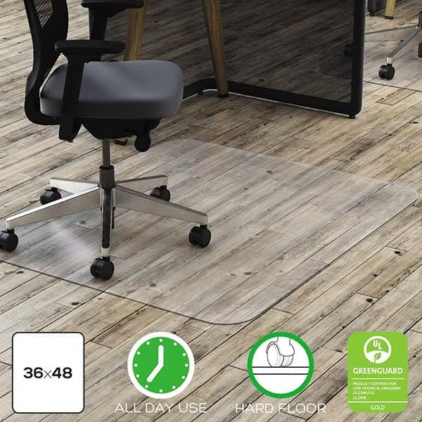 POLYCARBONATE ALL DAY USE CHAIR MAT FOR HARD FLOORS 36 X 48 RECTANGULAR CLEAR MPN:DEFCM21142PC