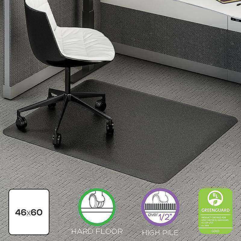 ERGONOMIC SIT STAND MAT, 60 X 46, BLACK MPN:DEFCM24442BLKSS