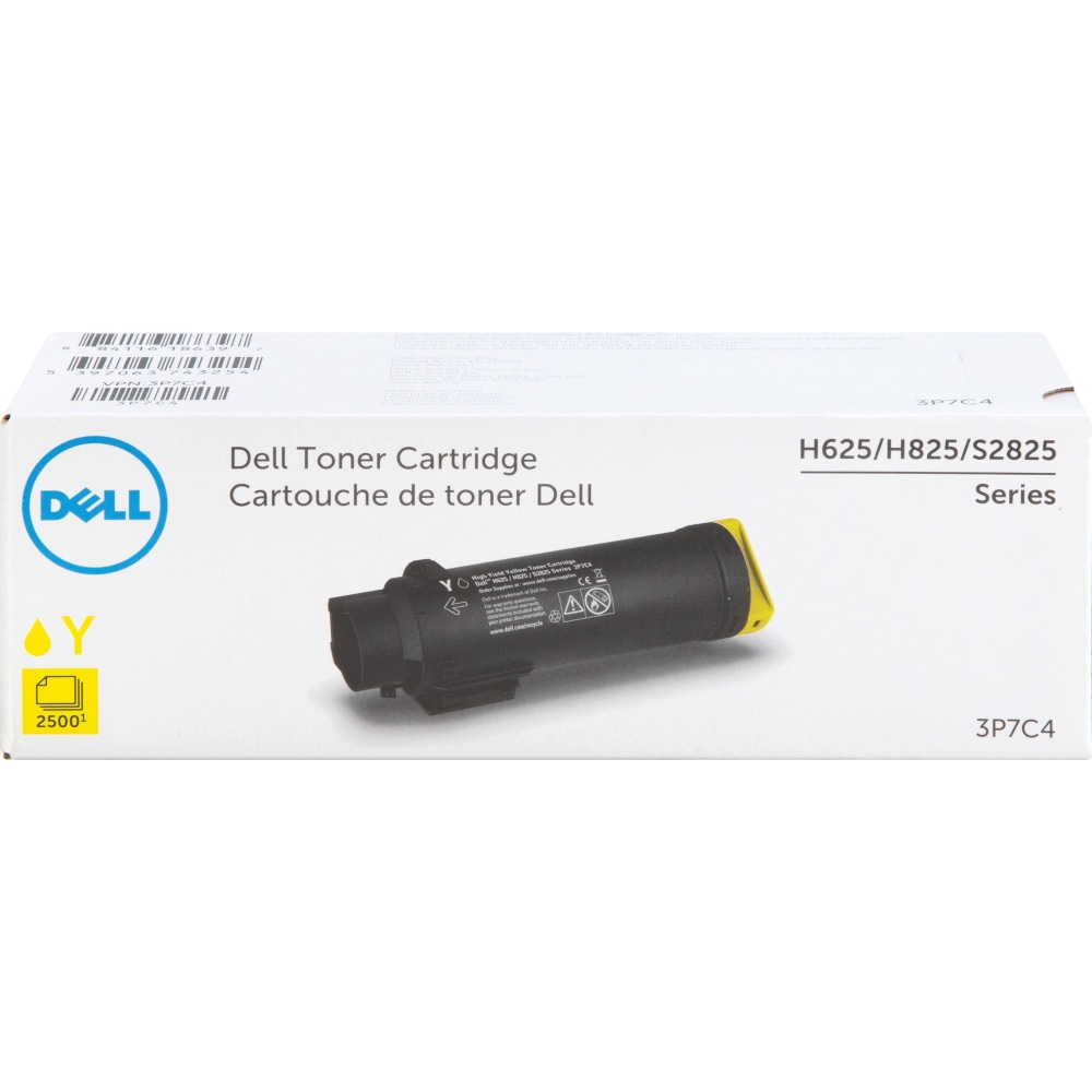 Dell 3P7C4 Yellow Toner Cartridge MPN:3P7C4