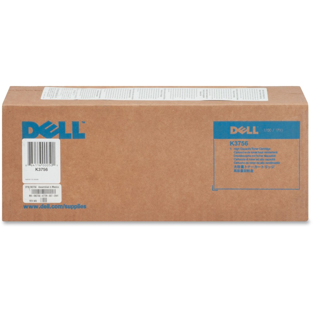 Dell K3756 Use & Return High-Yield Black Toner Cartridge MPN:K3756