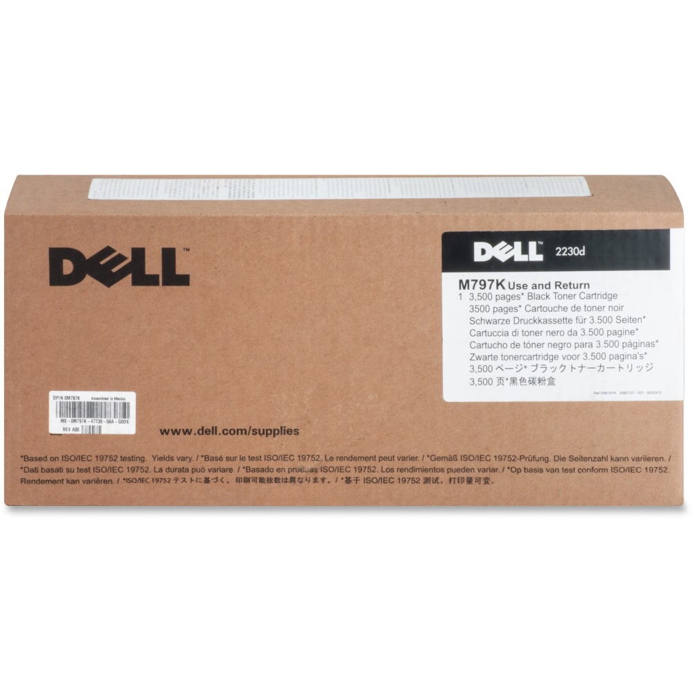 Dell M797K Use & Return High-Yield Black Toner Cartridge MPN:M797K