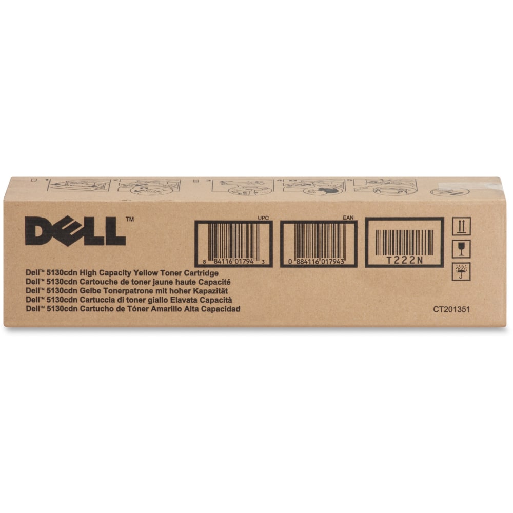 Dell T222N Yellow High Yield Toner Cartridge MPN:T222N