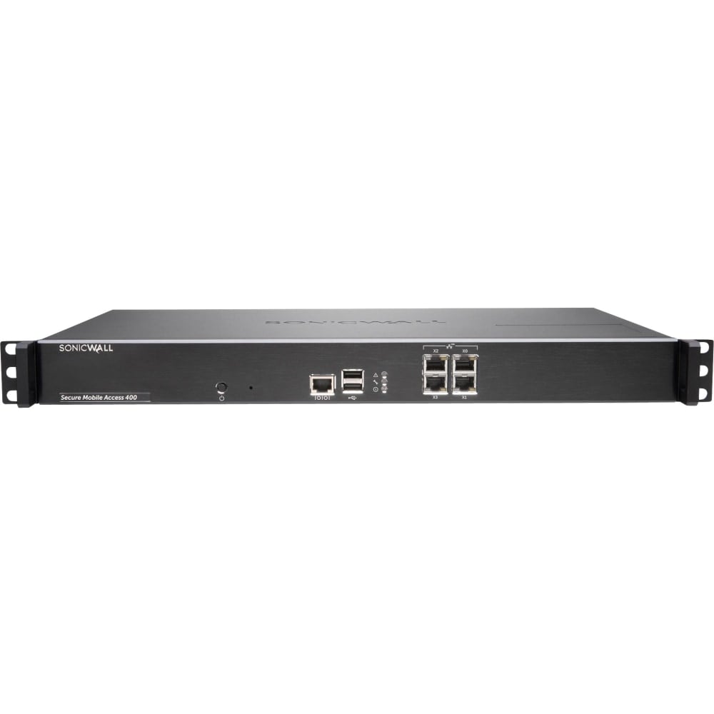 SonicWall Secure Mobile Access 400 - Security appliance - 25 users - 1GbE - 1U - rack-mountable MPN:01-SSC-2243