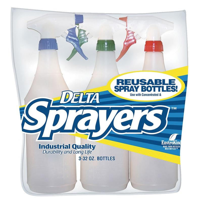 24 Oz. Sprayer Bottles, Natural With Red/White Sprayer, Pack Of 3 Sprayers (Min Order Qty 7) MPN:83213